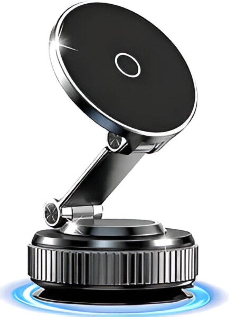 Latest Universal 360 Degree Magnetic Car Mobile Phone Holder with Strong Vacuum Suction Magnetic Car & Desk Stand