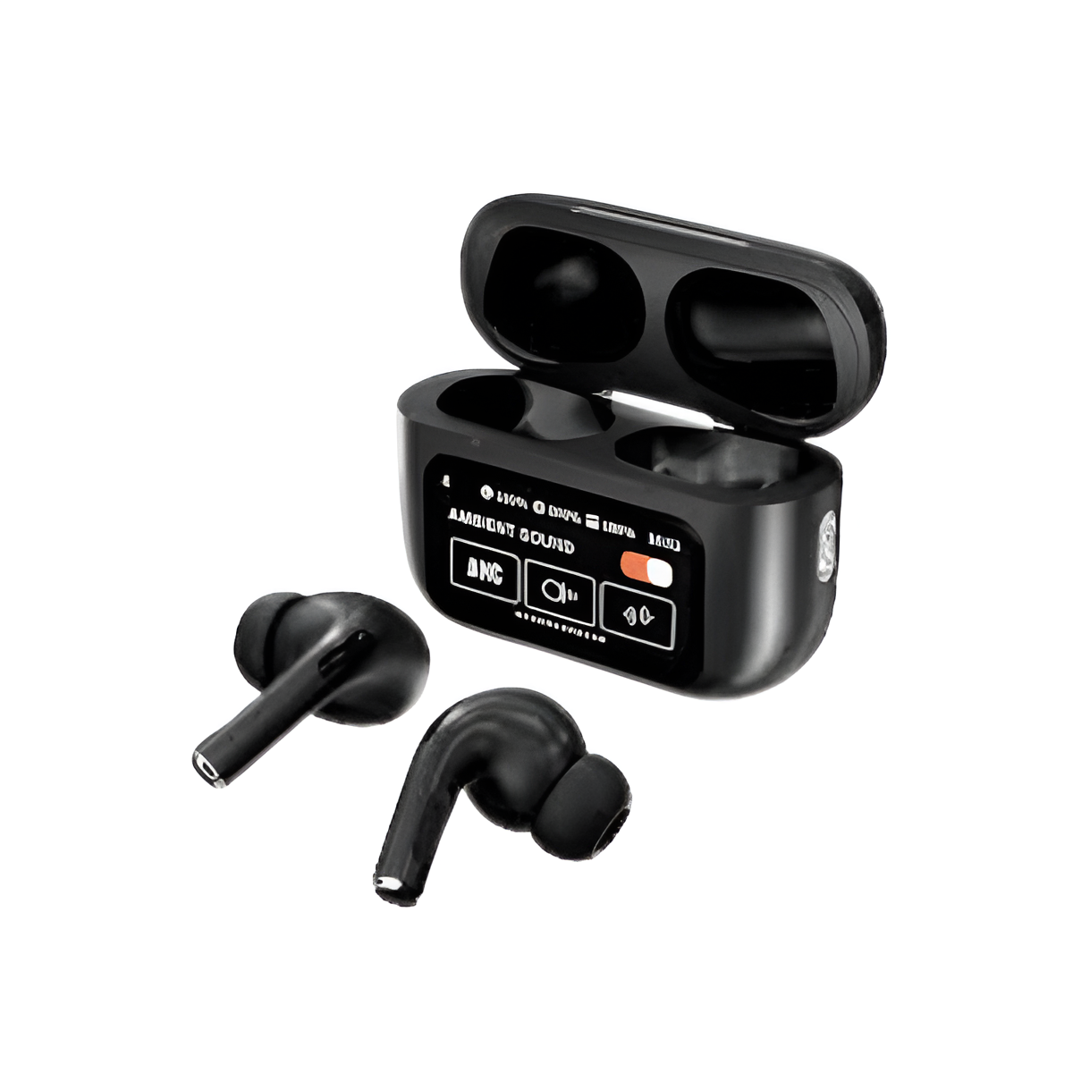 Latest A9 Pro Touch Screen Airpods Black Edition Price in Pakistan
