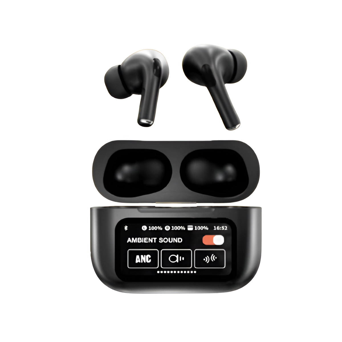Latest A9 Pro Touch Screen Airpods Black Edition Price in Pakistan