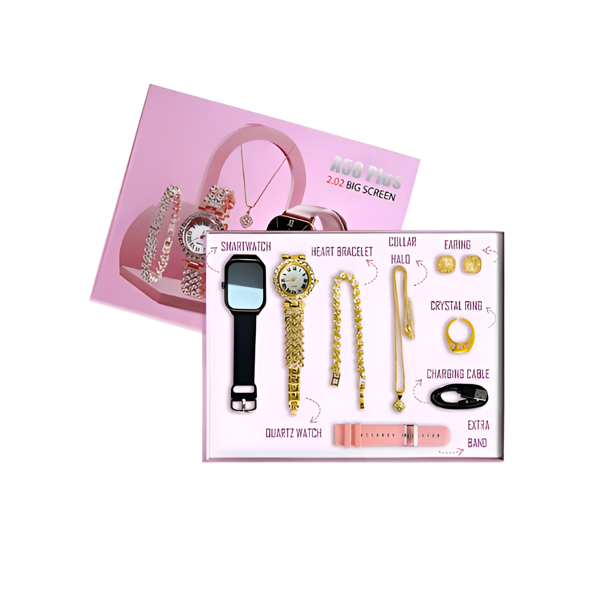 New A58 Plus Smartwatch For Females