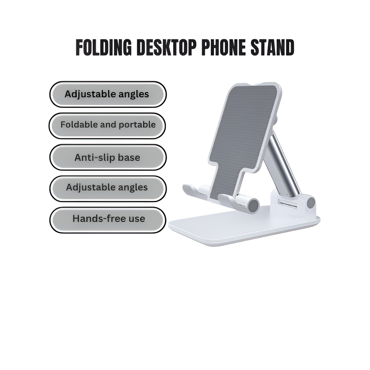 Foldable Mobile Desktop stand 360 degree adjustable Price in Pakistan