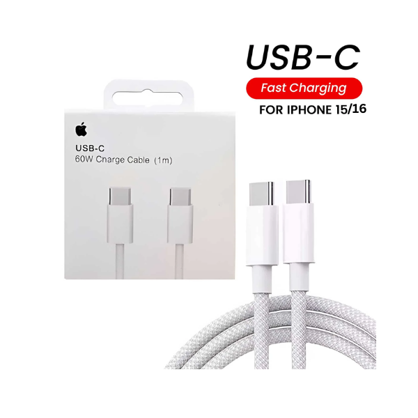 Official iphone 15/16 Type C Cable PD Turbo Charging Price In Pakistan