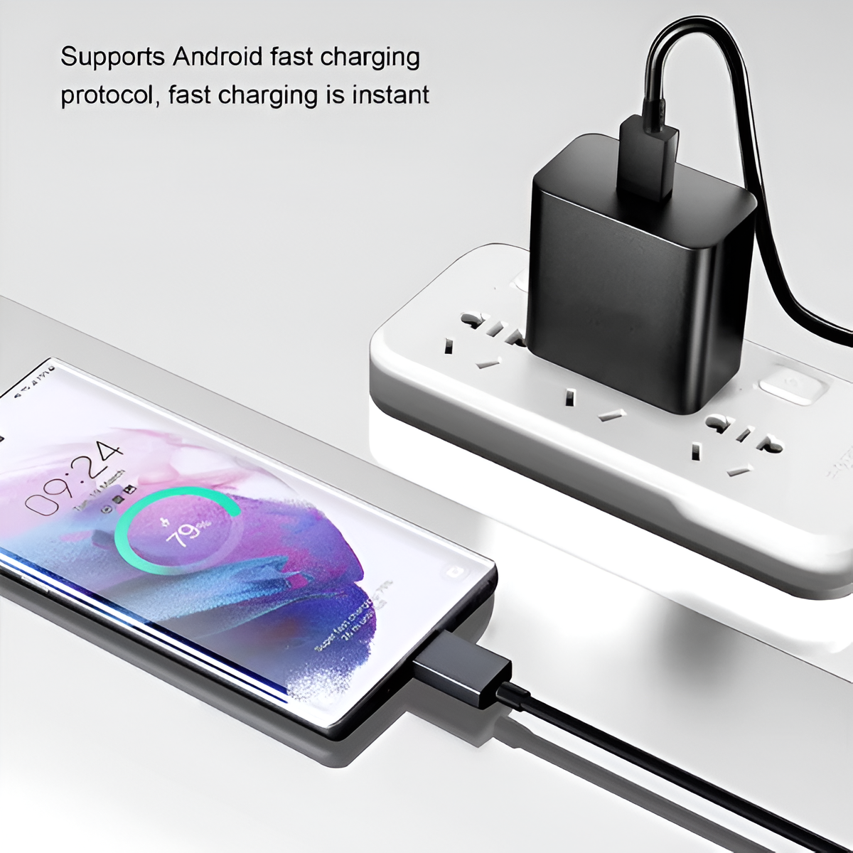 Samsung 8A Super Fast Charging Cable All Model Supported
