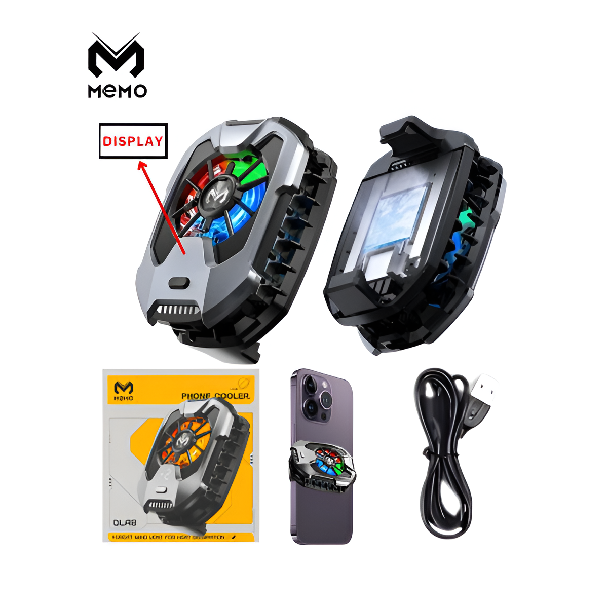 Original Memo Cooling Fan DLA8 Mobile Cooling Fan