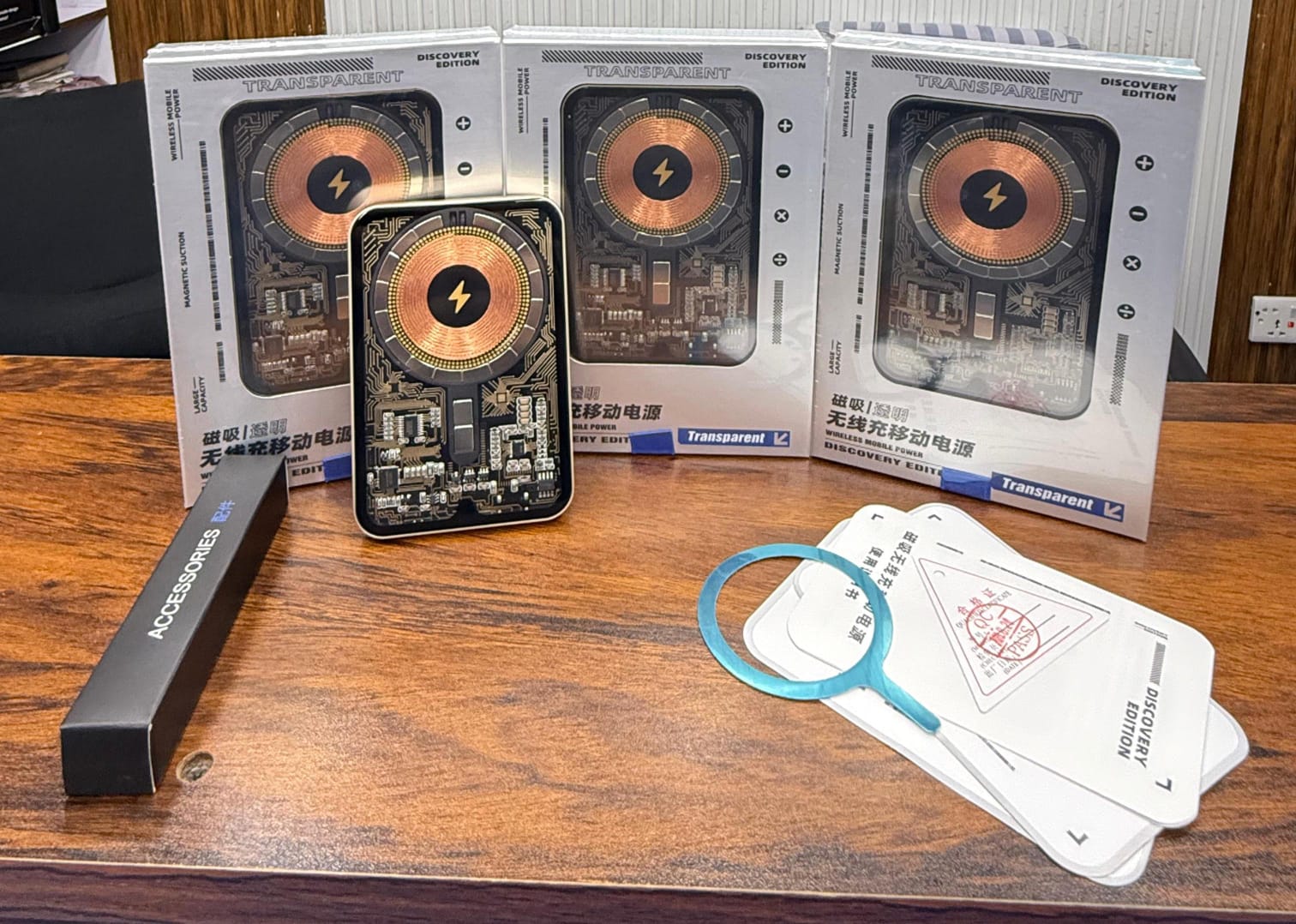 New Transparent 5000mah Magsafe Power Bank Premium Sleek Design