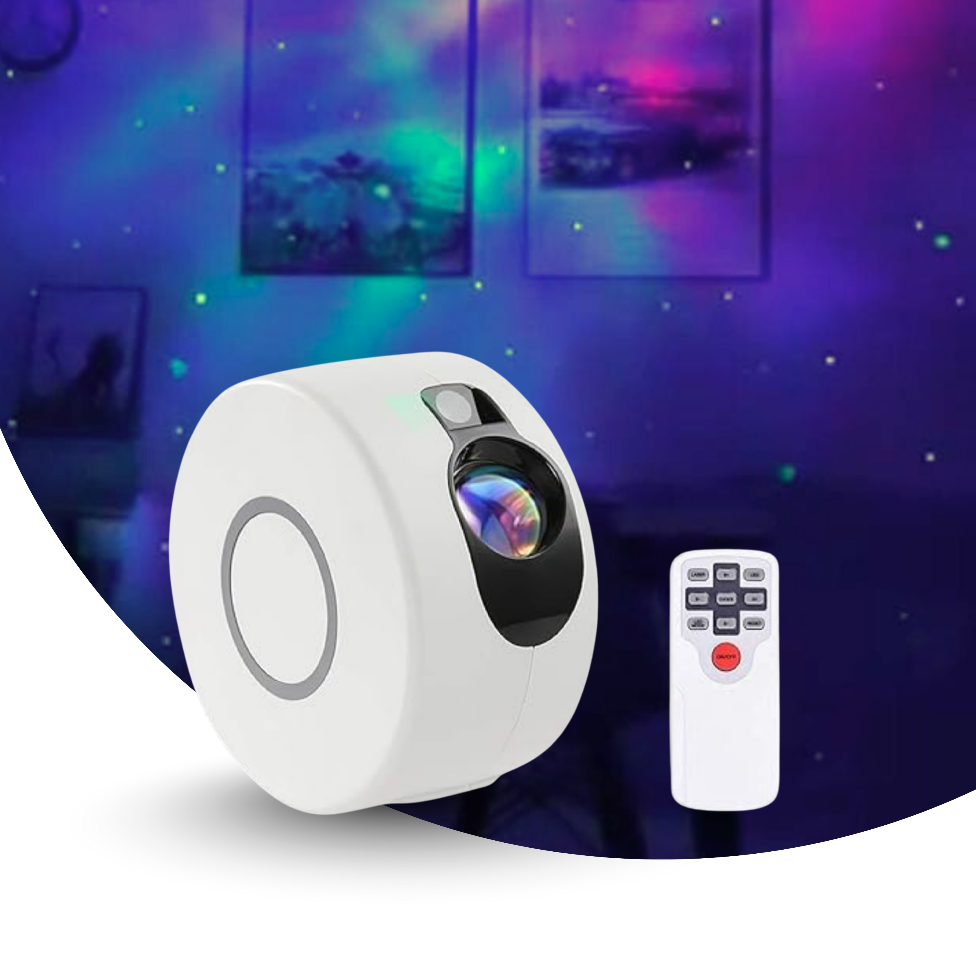 Star Light Aurora Projector With Bluetooth Speaker