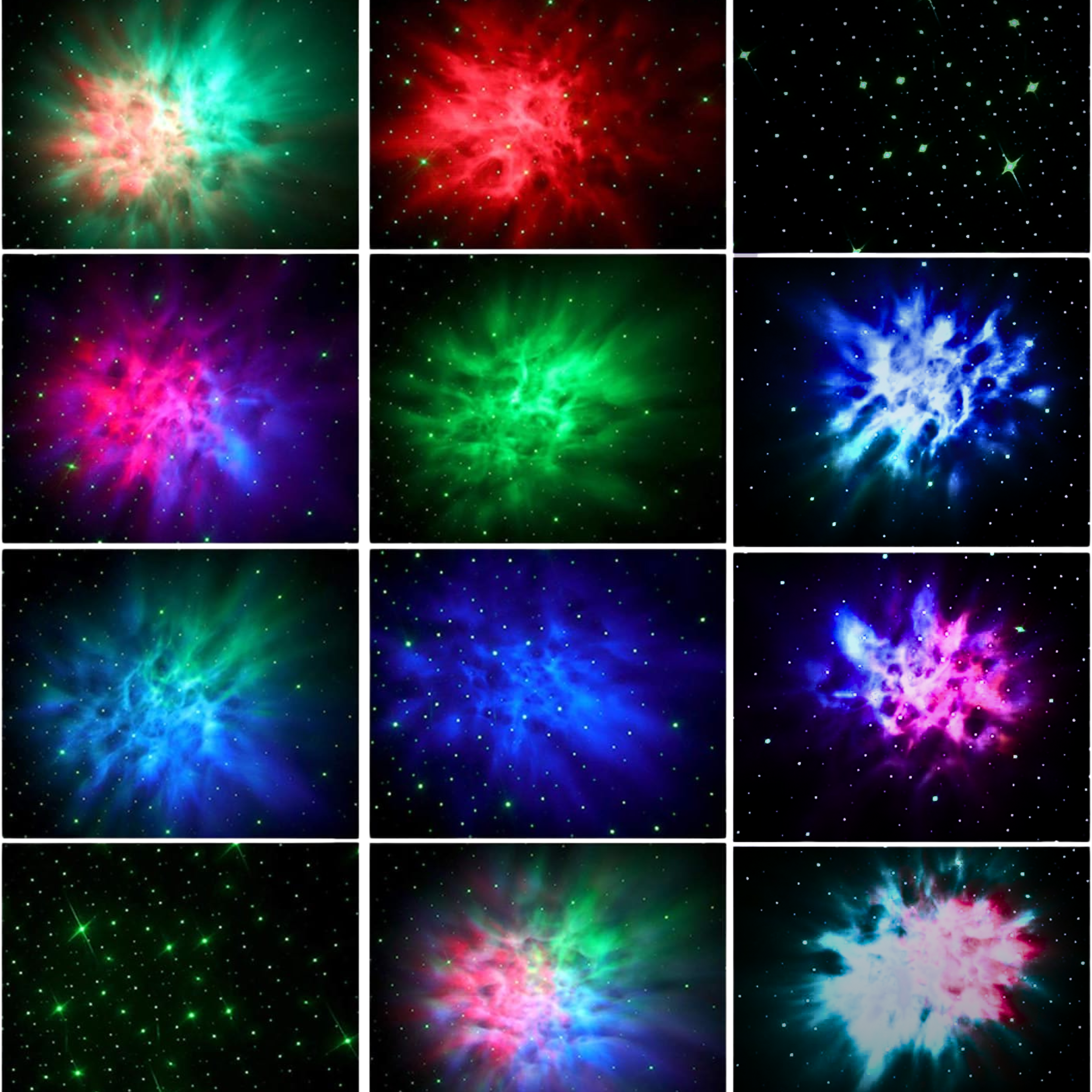 Star Light Aurora Projector With Bluetooth Speaker