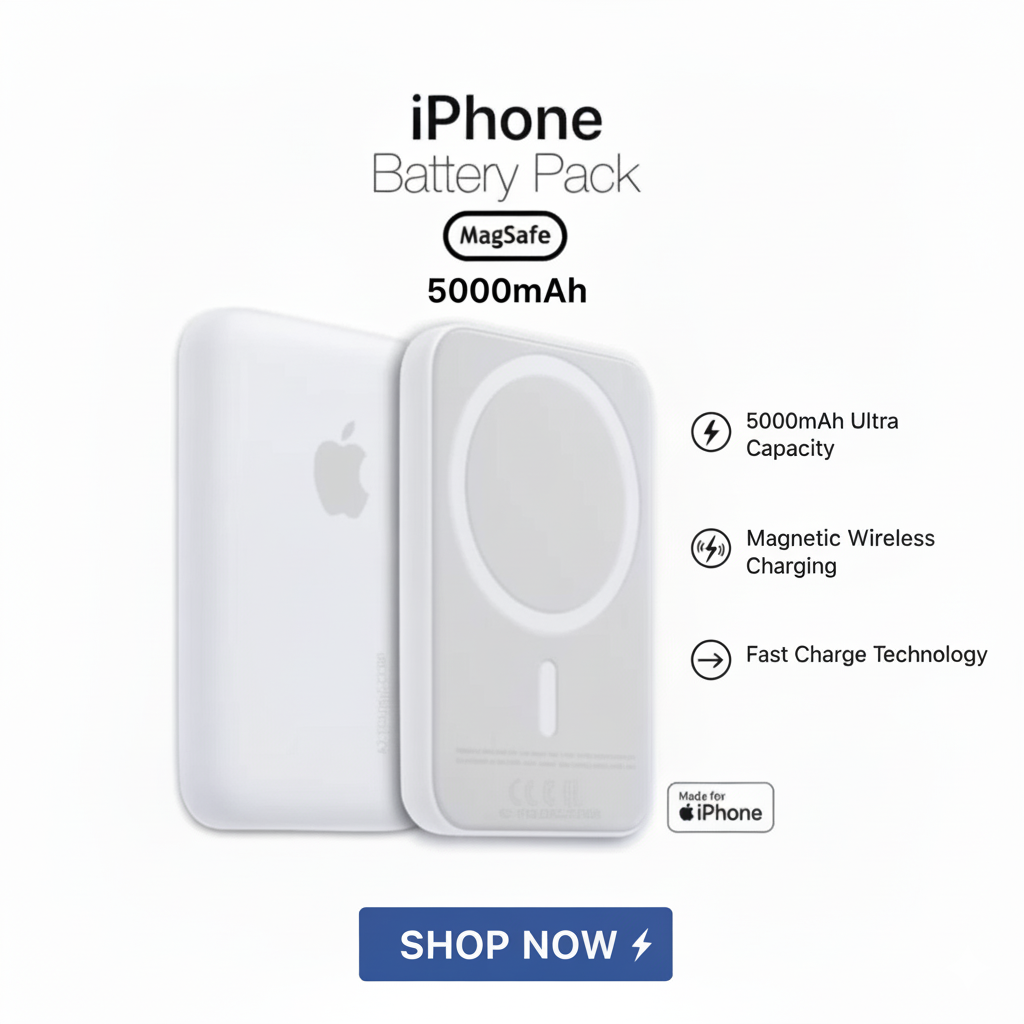 Apple Magsafe Power Bank 5000Mah All Phone Support